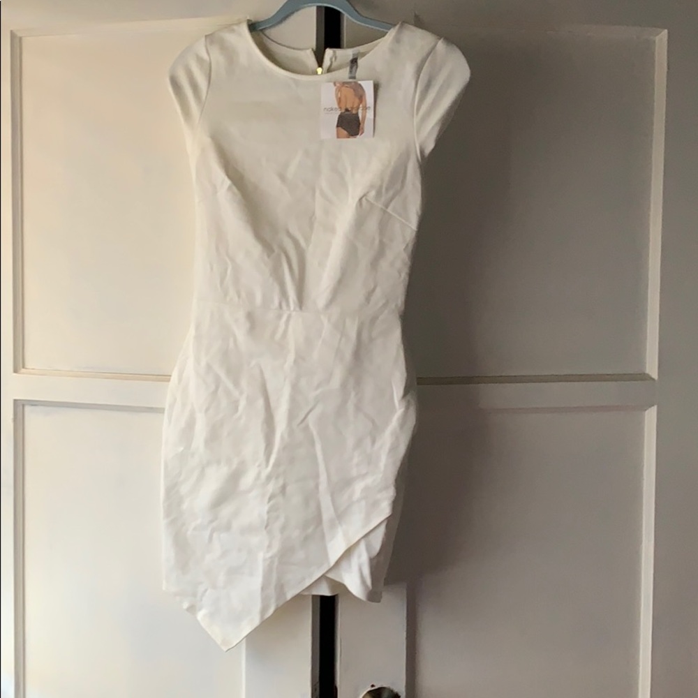 Naked wardrobe asymmetrical dress
